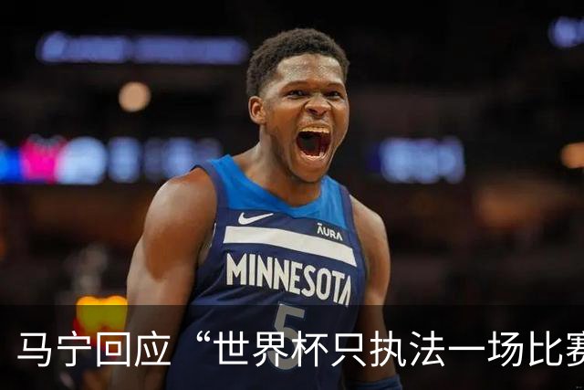 马宁回应“世界杯只执法一场比赛”